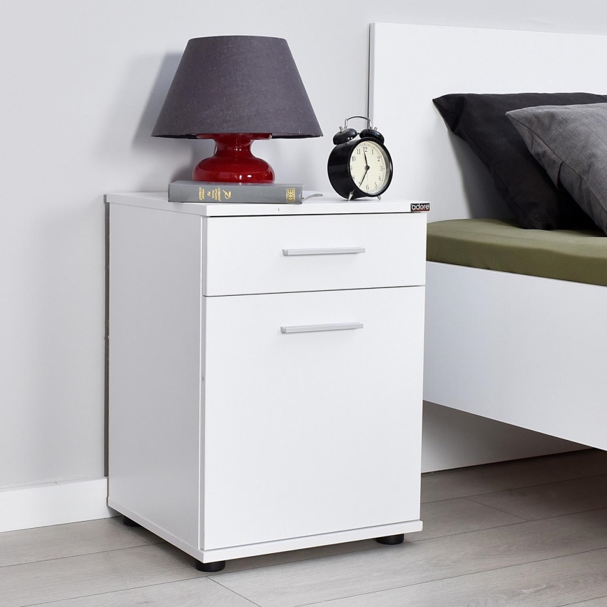 Mesa de cabeceira 57x40 cm branco