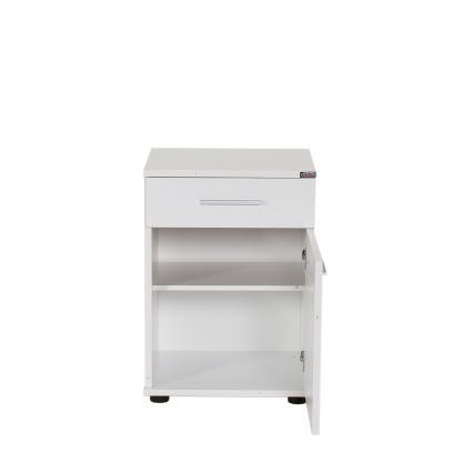 Mesa de cabeceira 57x40 cm branco