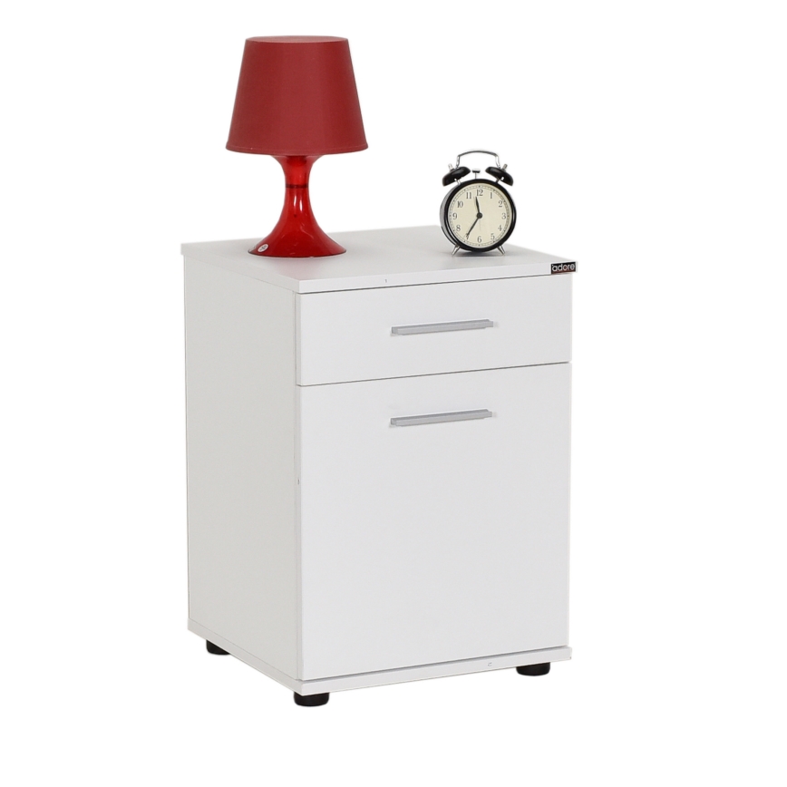 Mesa de cabeceira 57x40 cm branco
