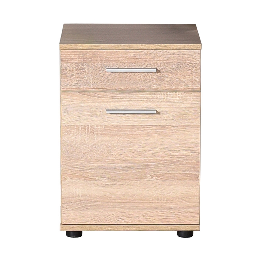 Mesa de cabeceira 57x40 cm castanho