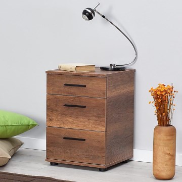 Mesa de cabeceira 57x40 cm castanho