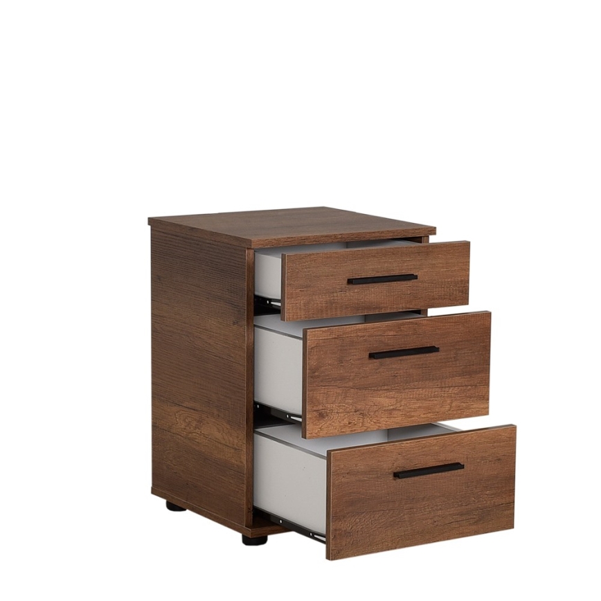 Mesa de cabeceira 57x40 cm castanho