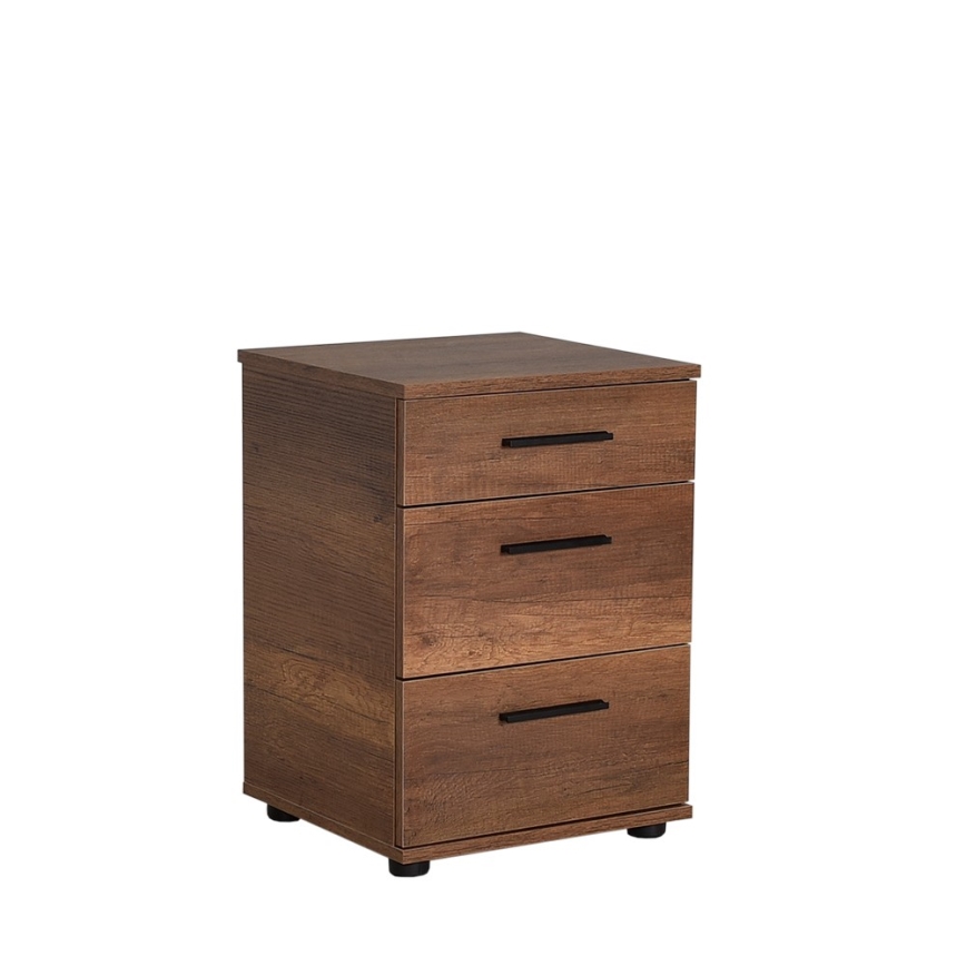 Mesa de cabeceira 57x40 cm castanho