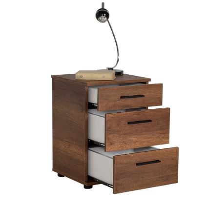 Mesa de cabeceira 57x40 cm castanho