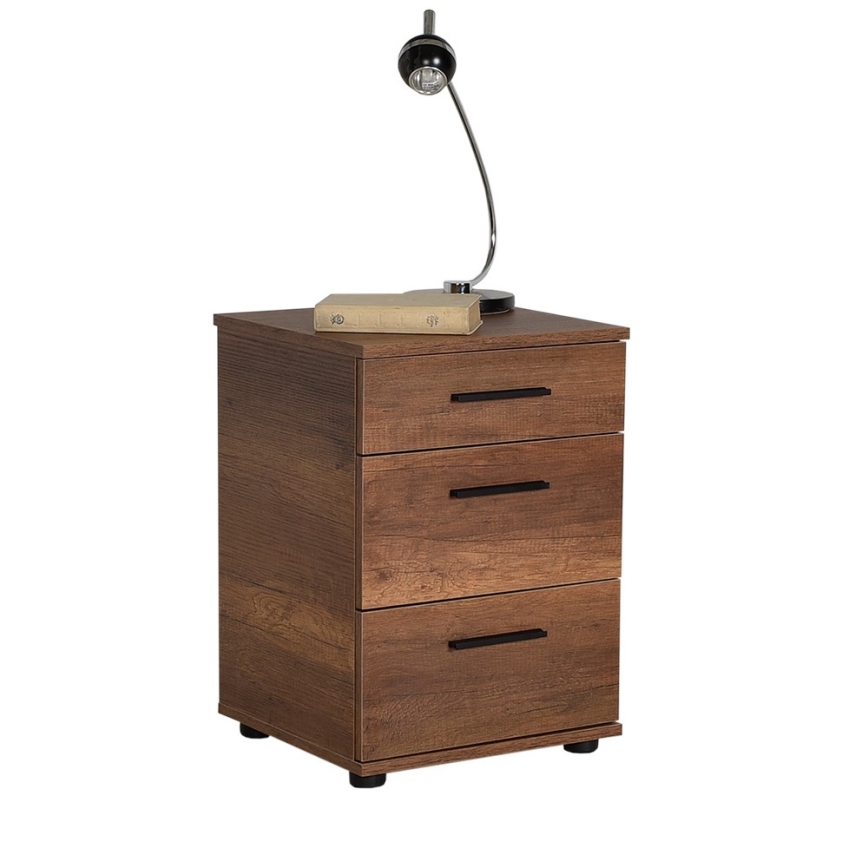 Mesa de cabeceira 57x40 cm castanho