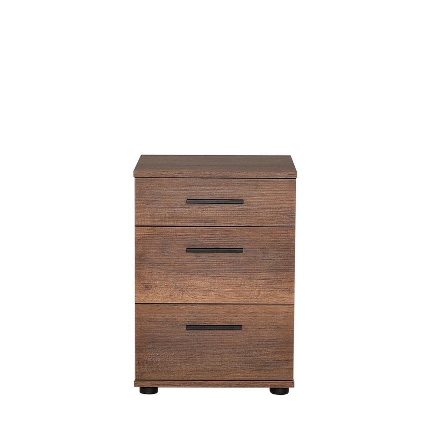 Mesa de cabeceira 57x40 cm castanho