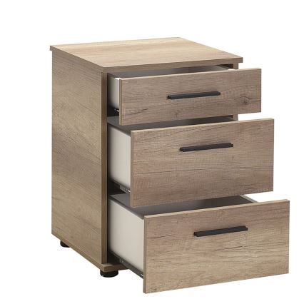 Mesa de cabeceira 57x40 cm castanho