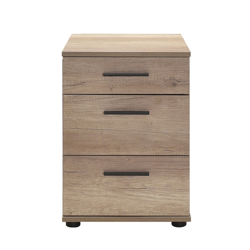 Mesa de cabeceira 57x40 cm castanho
