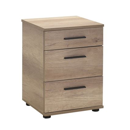 Mesa de cabeceira 57x40 cm castanho