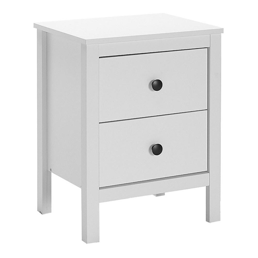 Mesa de cabeceira 61x46 cm branco