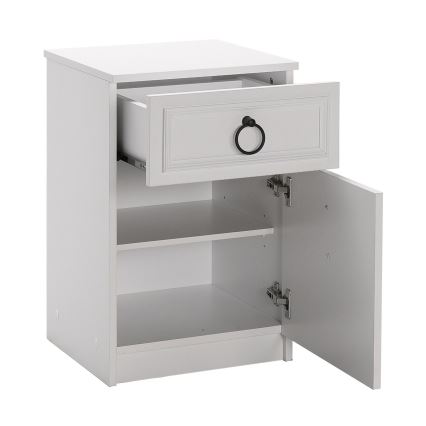 Mesa de cabeceira 63x40 cm branco