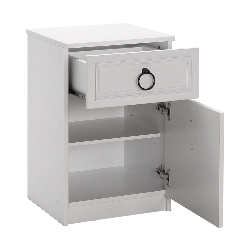 Mesa de cabeceira 63x40 cm branco