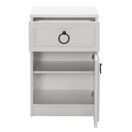 Mesa de cabeceira 63x40 cm branco