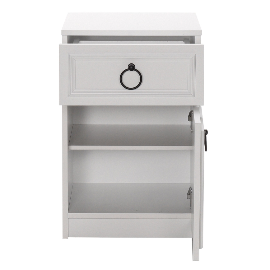 Mesa de cabeceira 63x40 cm branco