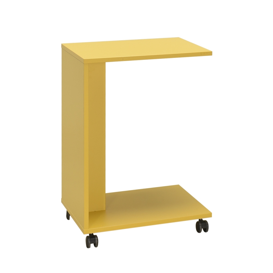 Mesa de cabeceira 65x35 cm amarelo
