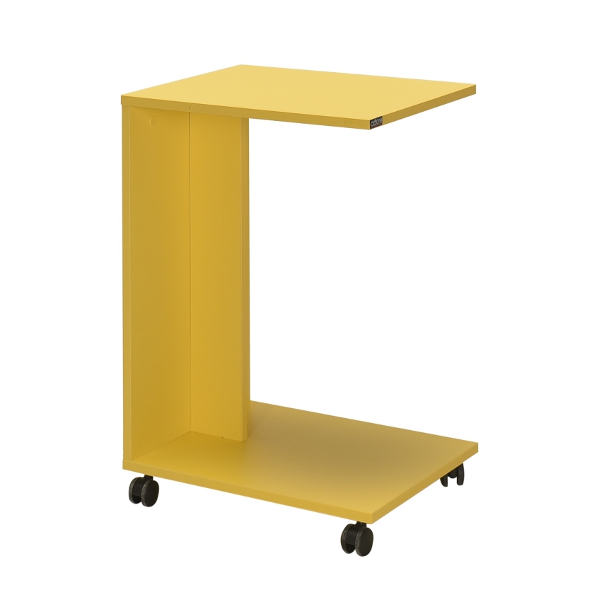Mesa de cabeceira 65x35 cm amarelo