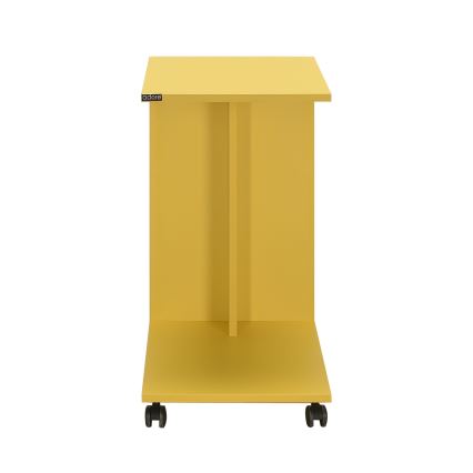 Mesa de cabeceira 65x35 cm amarelo