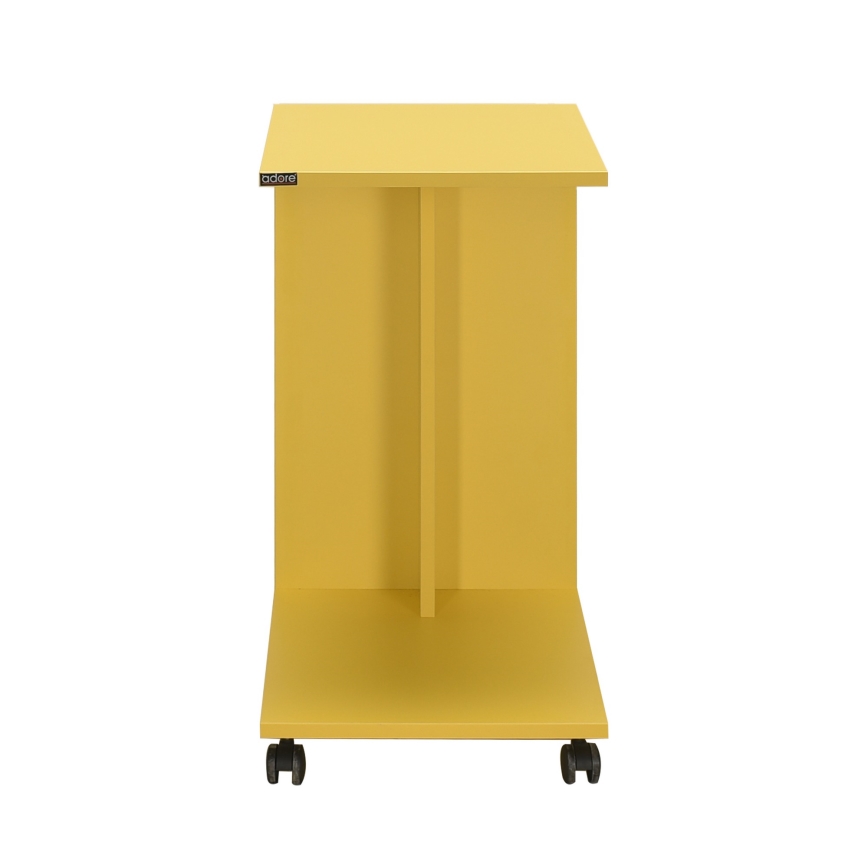 Mesa de cabeceira 65x35 cm amarelo