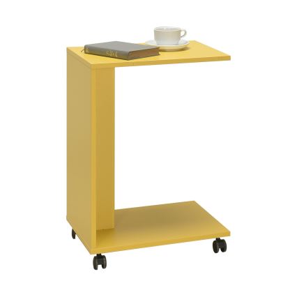 Mesa de cabeceira 65x35 cm amarelo