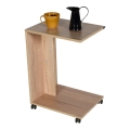Mesa de cabeceira 65x35 cm castanho