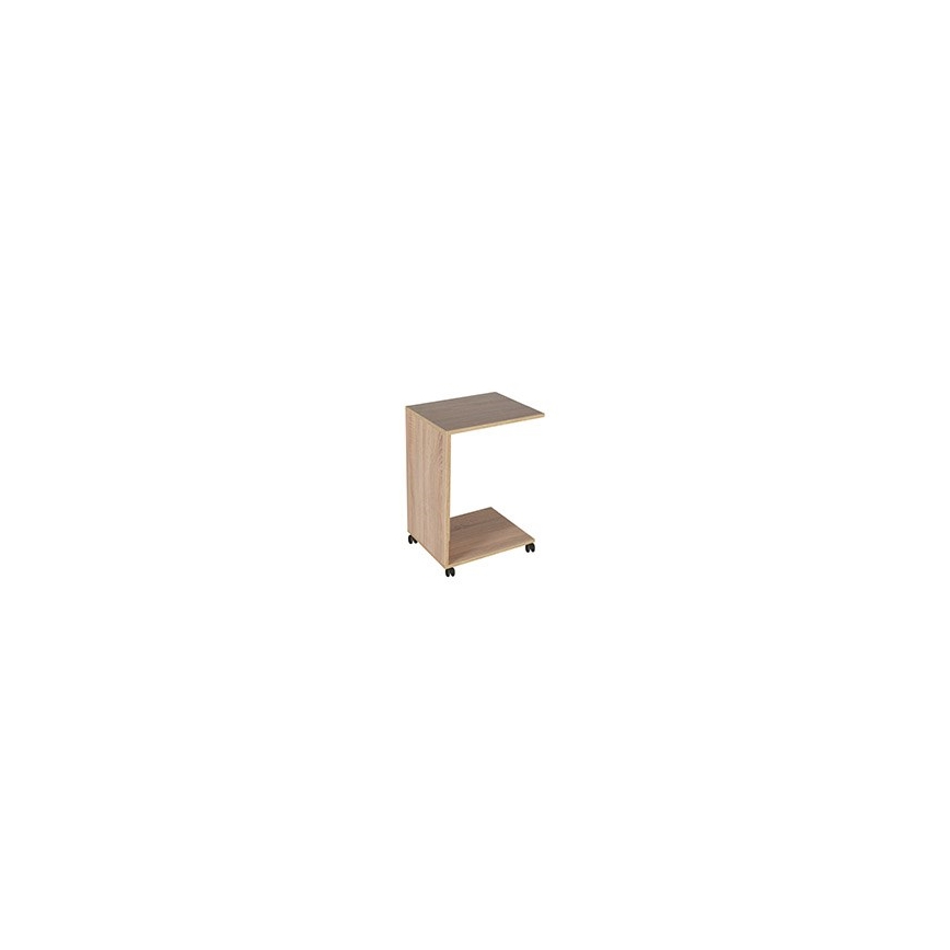 Mesa de cabeceira 65x35 cm castanho