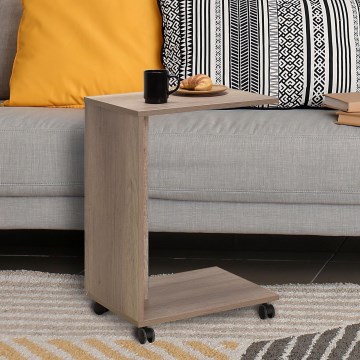 Mesa de cabeceira 65x35 cm castanho