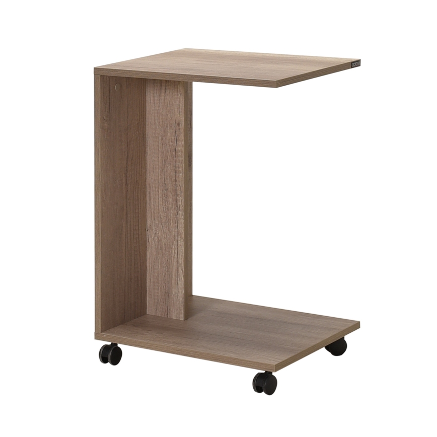 Mesa de cabeceira 65x35 cm castanho