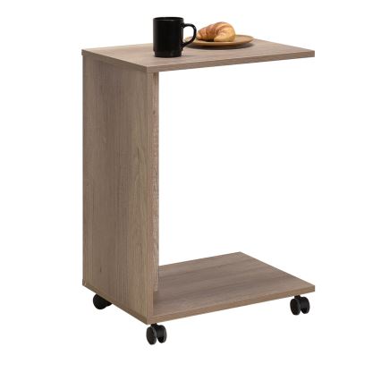 Mesa de cabeceira 65x35 cm castanho