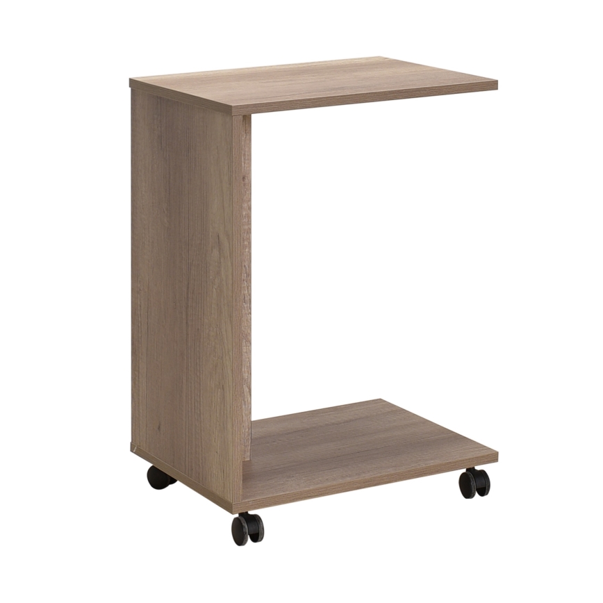 Mesa de cabeceira 65x35 cm castanho