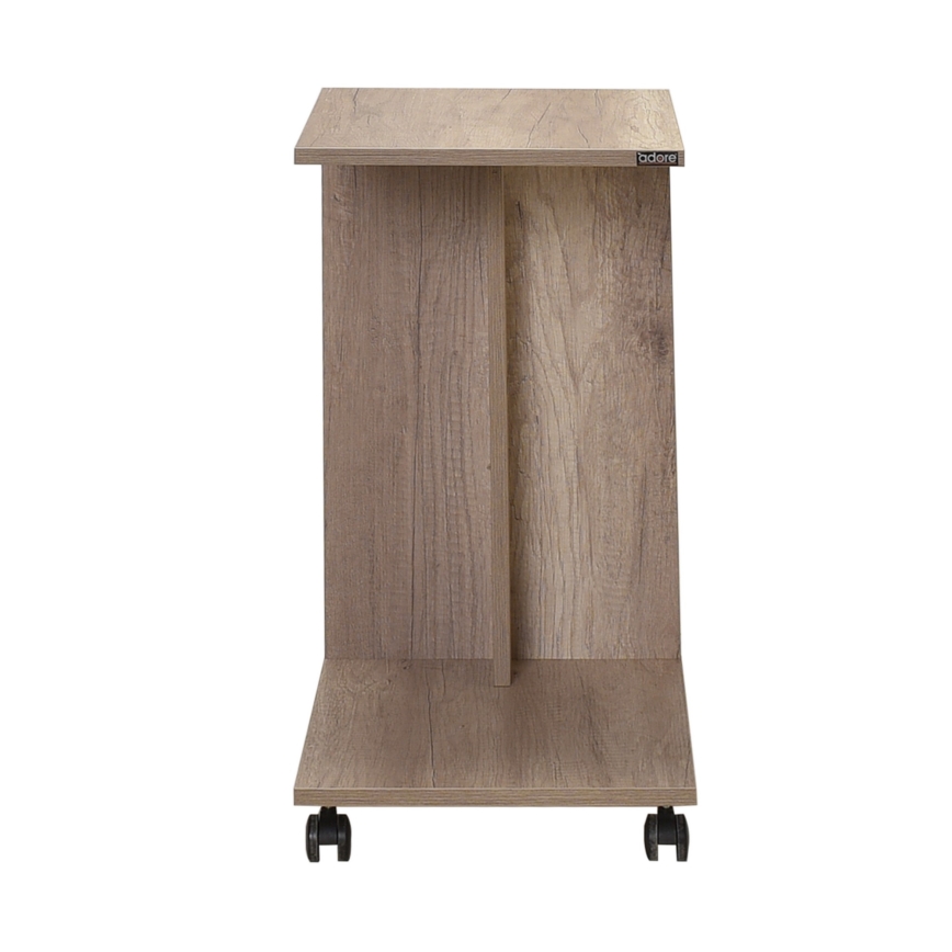 Mesa de cabeceira 65x35 cm castanho