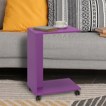 Mesa de cabeceira 65x35 cm roxo
