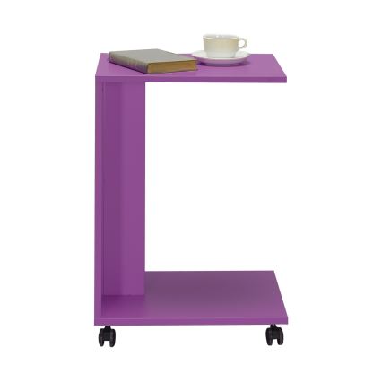 Mesa de cabeceira 65x35 cm roxo