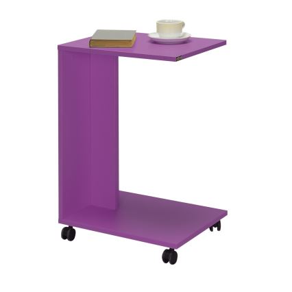 Mesa de cabeceira 65x35 cm roxo