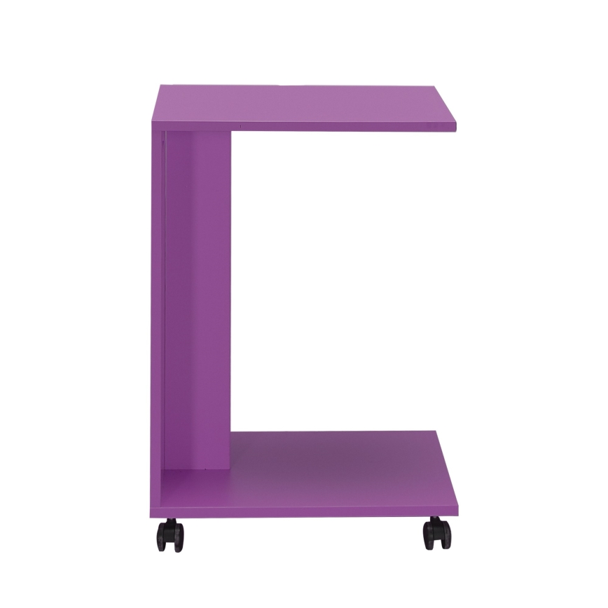 Mesa de cabeceira 65x35 cm roxo