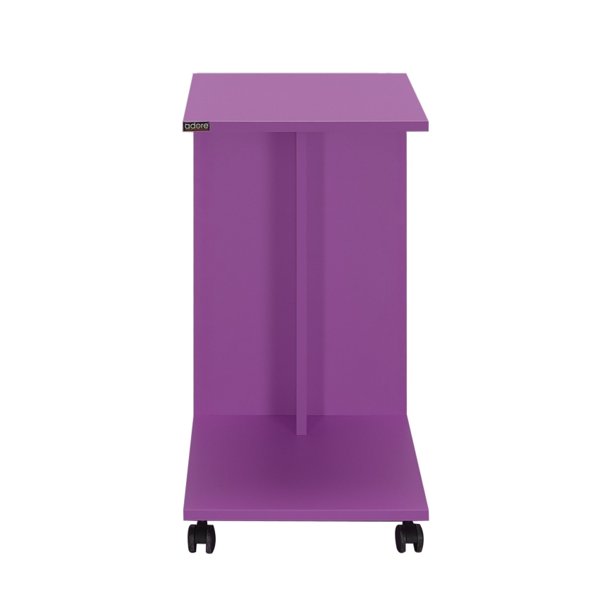 Mesa de cabeceira 65x35 cm roxo