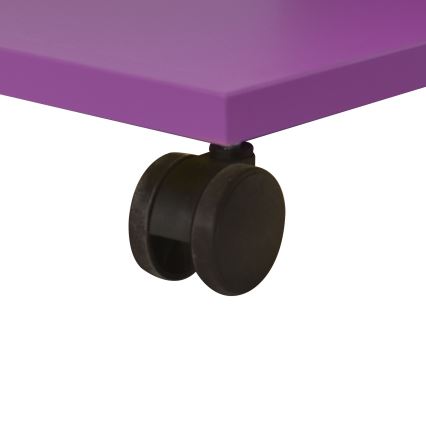 Mesa de cabeceira 65x35 cm roxo