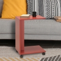 Mesa de cabeceira 65x35 cm vermelho