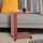 Mesa de cabeceira 65x35 cm vermelho
