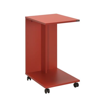 Mesa de cabeceira 65x35 cm vermelho