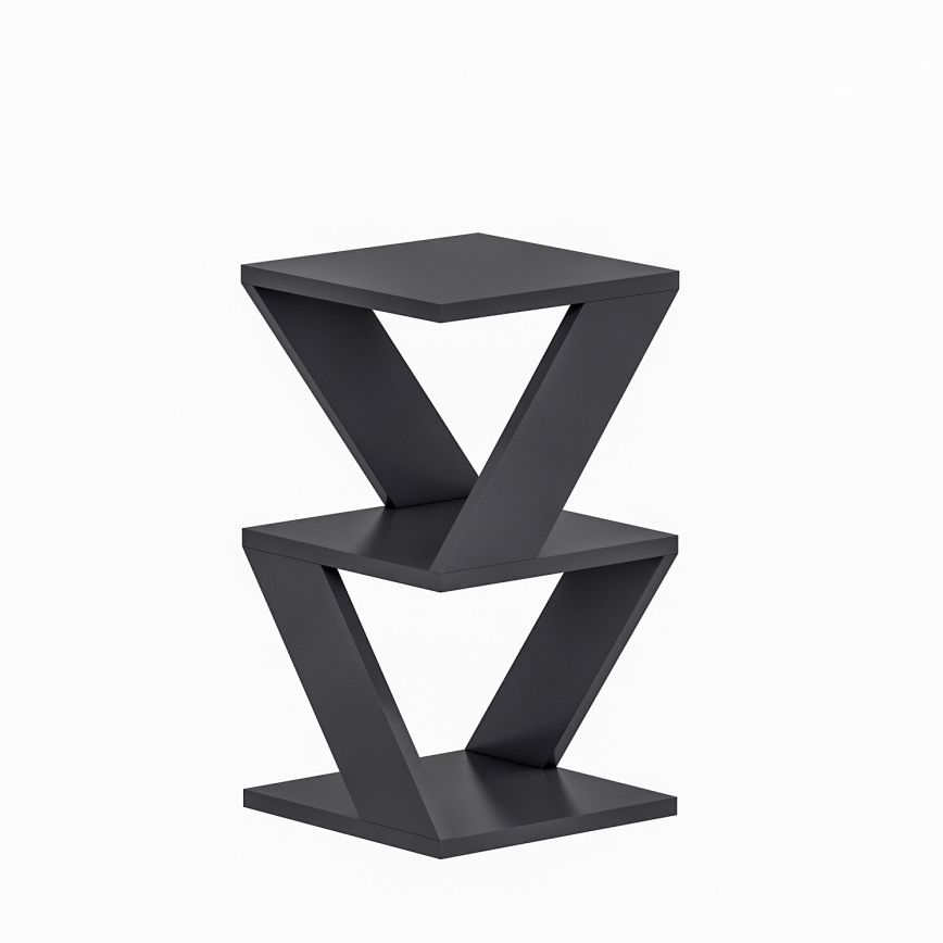 Mesa de cabeceira ALBENI 50x30 cm antracite