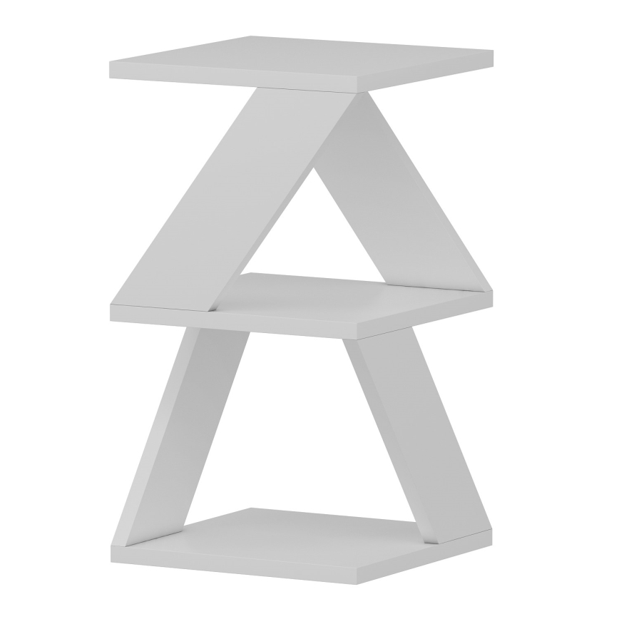 Mesa de cabeceira ALBENI 50x30 cm branco