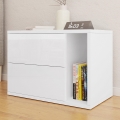 Mesa de cabeceira BECE 40x57 cm branco