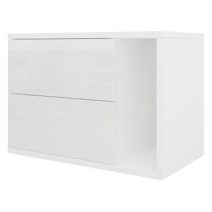 Mesa de cabeceira BECE 40x57 cm branco