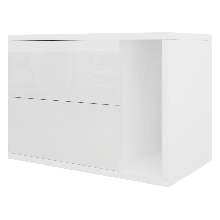 Mesa de cabeceira BECE 40x57 cm branco