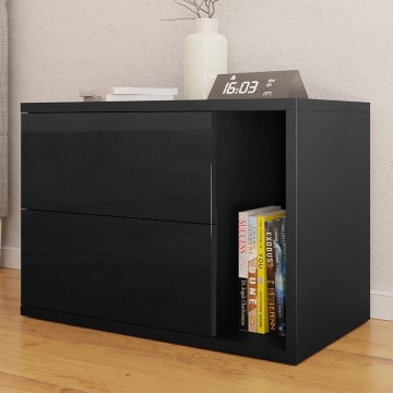 Mesa de cabeceira BECE 40x57 cm preto