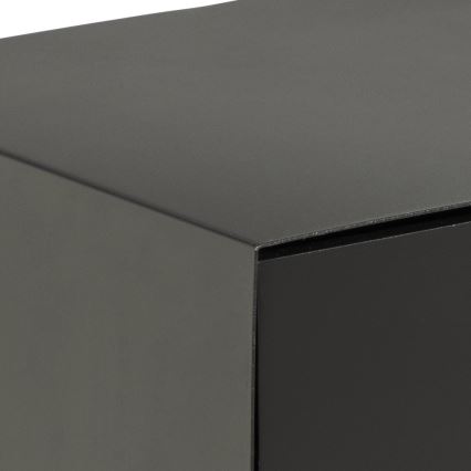Mesa de cabeceira com possibilidade de montagem na parede BEKIM preto