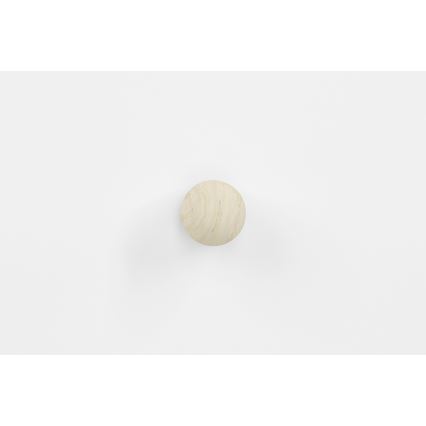 Mesa de cabeceira BUBO 58x69 cm branco/bege