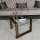 Mesa de cabeceira CAM 41x96 cm castanho/transparente