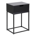 Mesa de cabeceira CARLY antracite