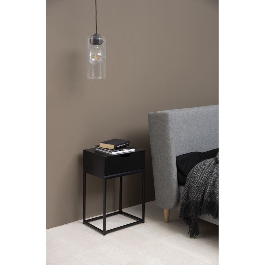 Mesa de cabeceira CARLY antracite